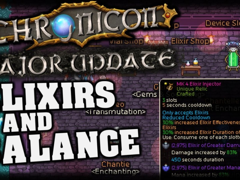 Chronicon 1.40.0 – Major Update to Elixirs & Balance